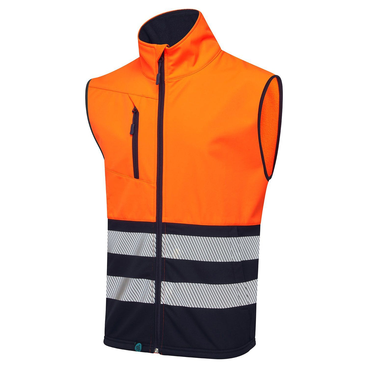 Supertouch Blue Sphere - Essentials Hi Vis Eco Coolair Orange Softshell Gilet, main product image