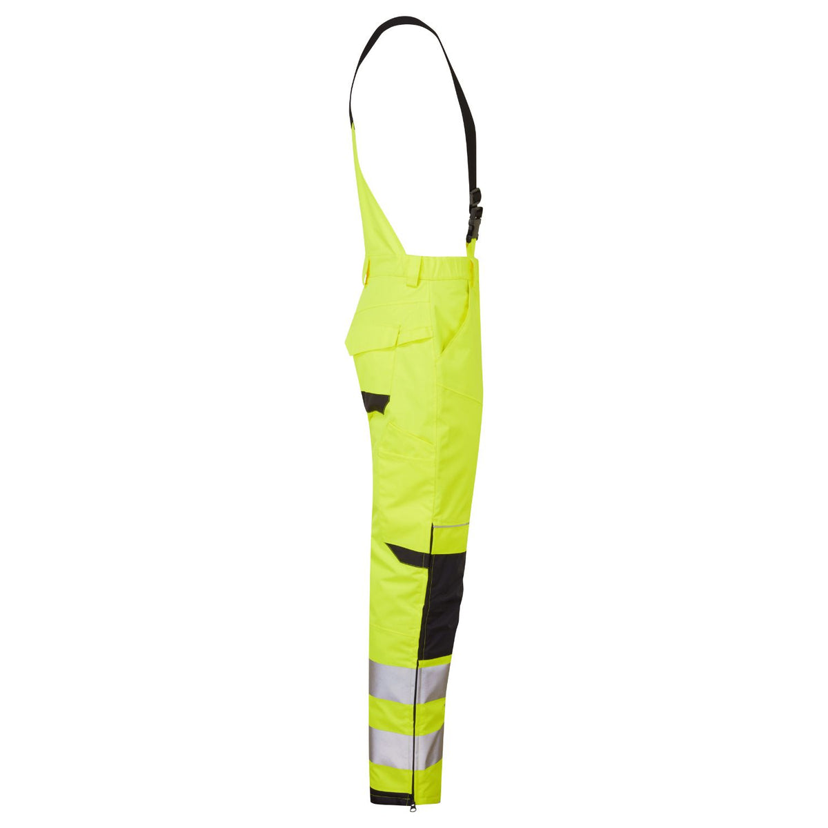 Supertouch Blue Sphere - System Hi-Vis Eco Thermal Waterproof Yellow/Navy Trouser with Shoulder Straps, image 3
