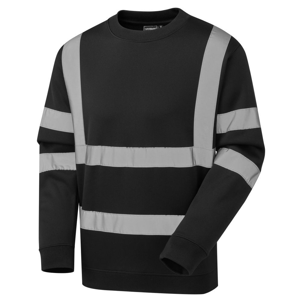 Supertouch - Hi Vis Crew Neck Sweatshirt, main product image