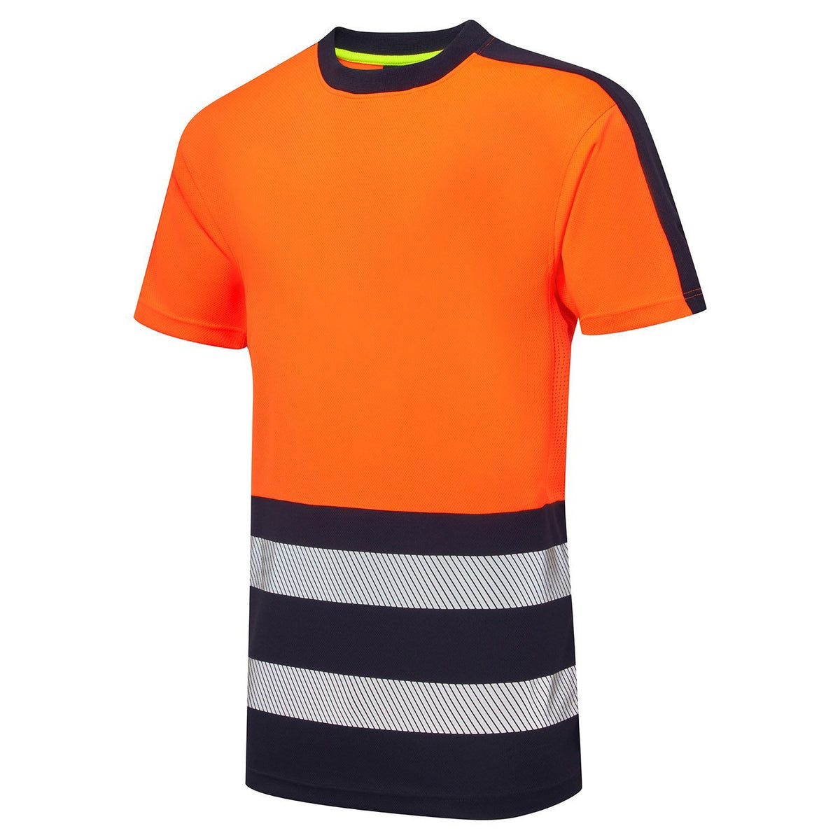 Supertouch Blue Sphere - Essentials Hi Vis Eco CoolAir Orange T-Shirt, main product image