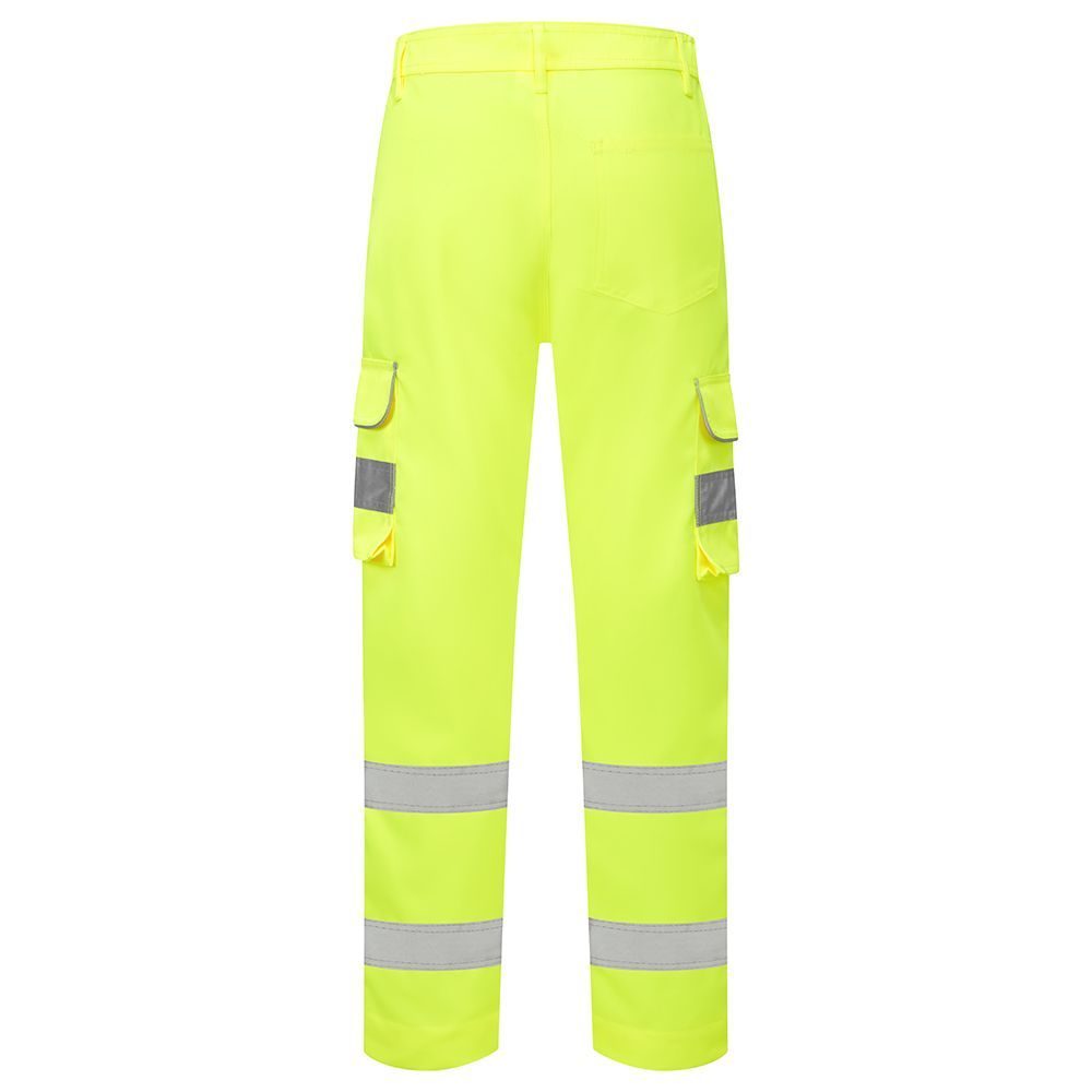 Supertouch - Ladies Hi Vis Yellow Hana Combat Trouser, image 2