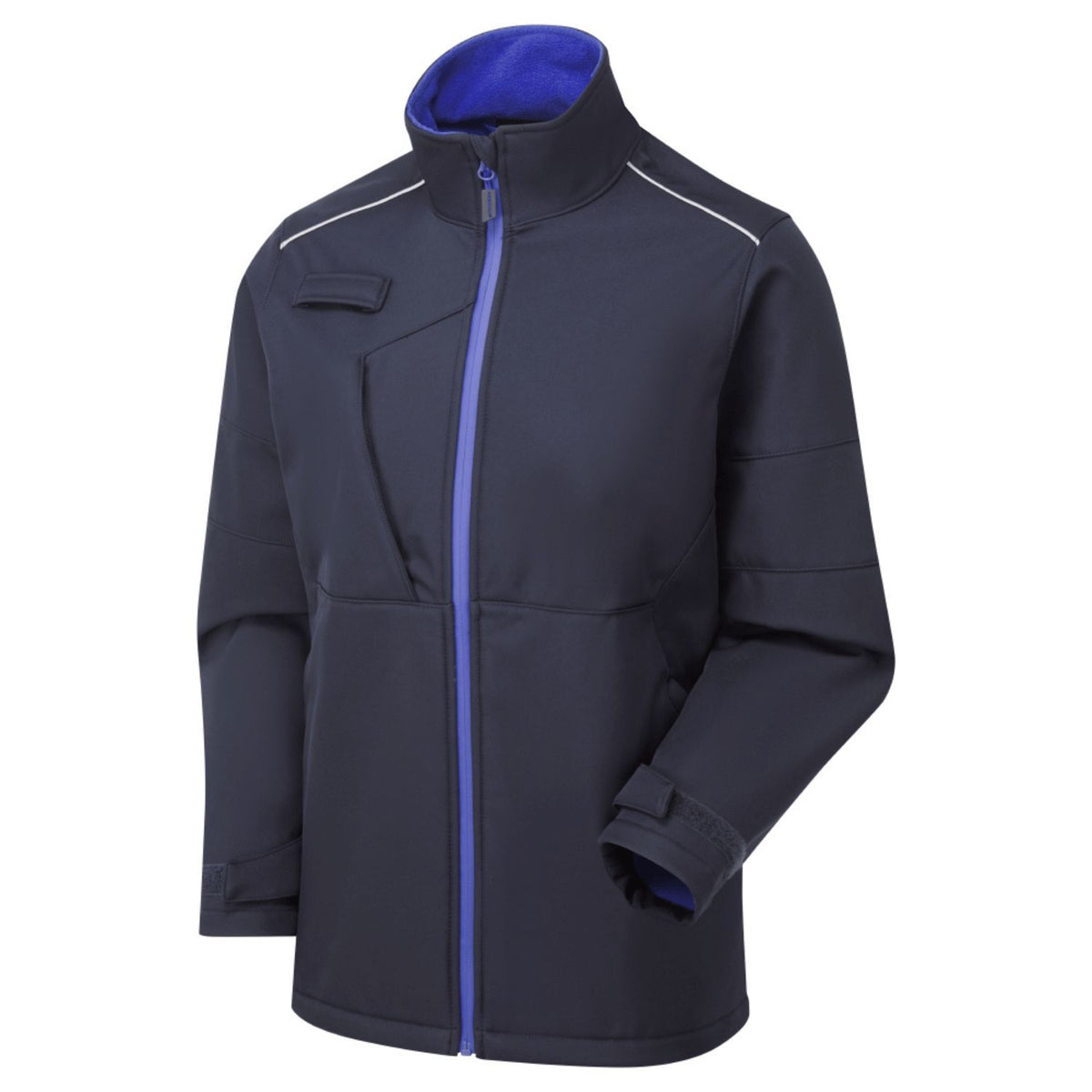 Supertouch Blue Sphere - System Eco 3 Layer Navy/Royal Blue Softshell Jacket â€“ Women's, main product image
