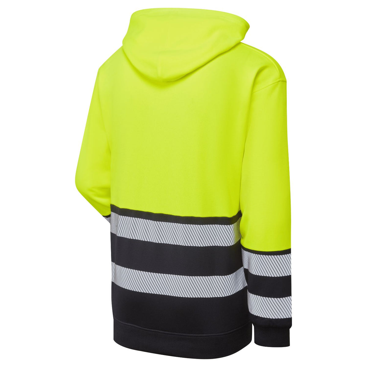 Supertouch Blue Sphere - Essentials Hi-Vis Eco CottonCool Yellow/Navy Hoodie, image 3