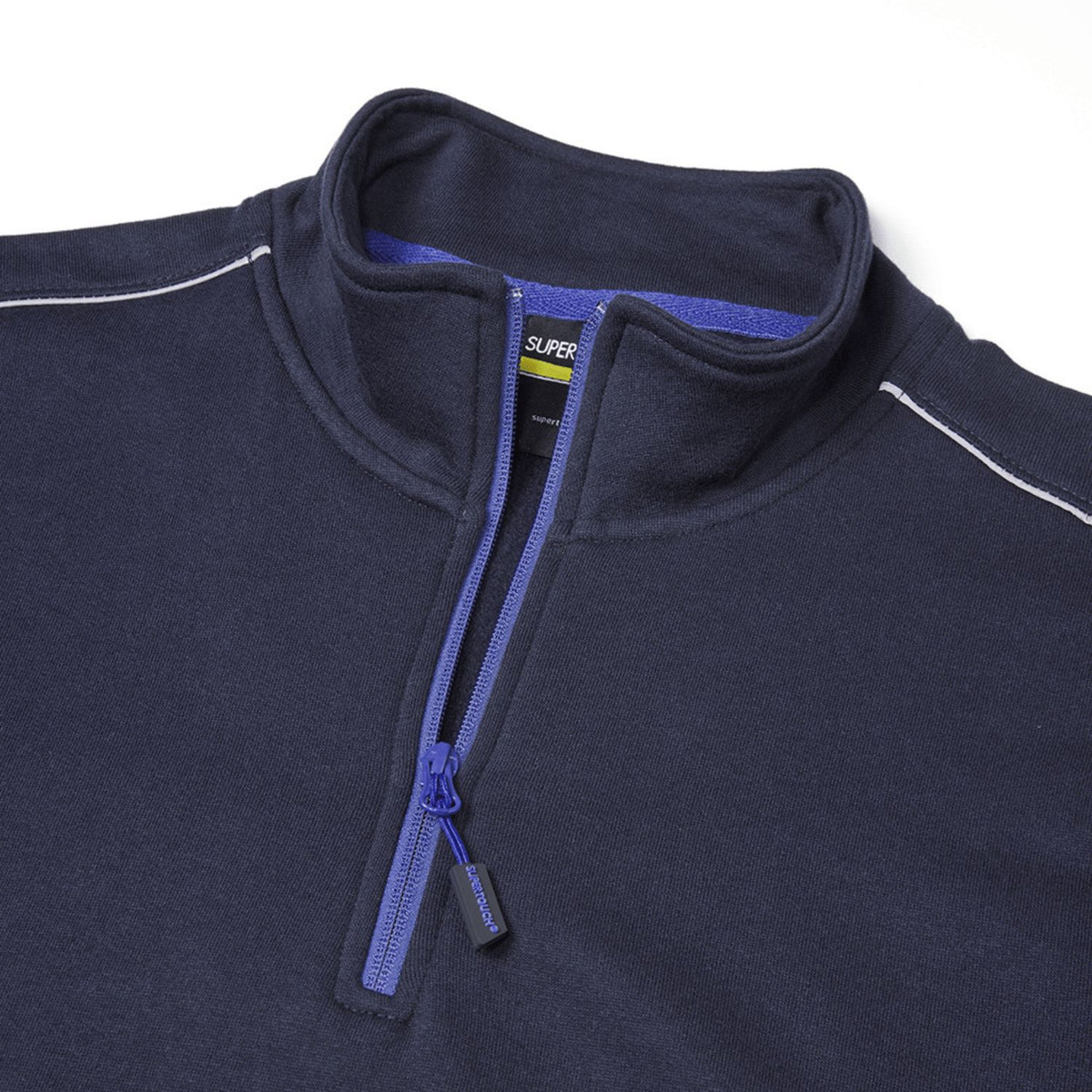 Supertouch Blue Sphere - System Eco Women's Navy/Royal Blue Quarter Zip Sweatshirt, image 3