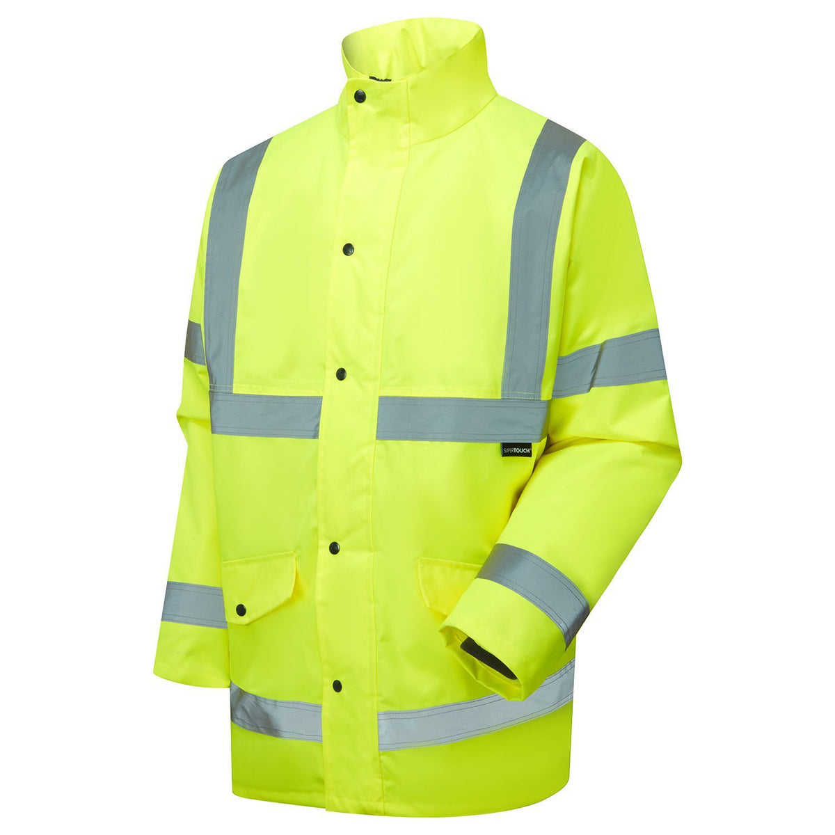 Supertouch Blue Sphere - Supertouch Eco Hi Vis Yellow Parka, main product image