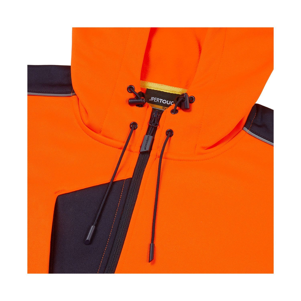 Supertouch Blue Sphere - System Hi-Vis Eco Zip Thru Orange Hoodie, image 7
