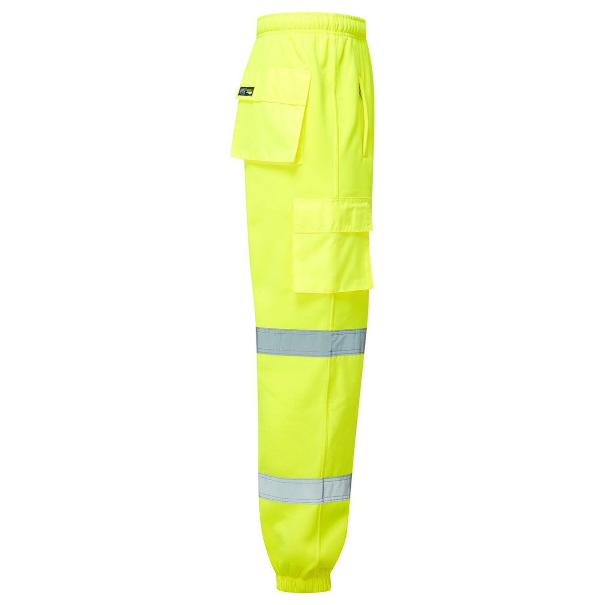 Supertouch Blue Sphere - Supertouch Eco Hi Vis Yellow Jogging Bottoms, image 3