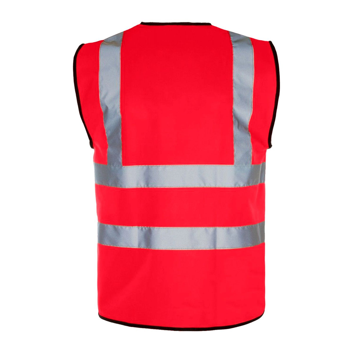 Supertouch Hi Vis Red Velcro Vest, image 2