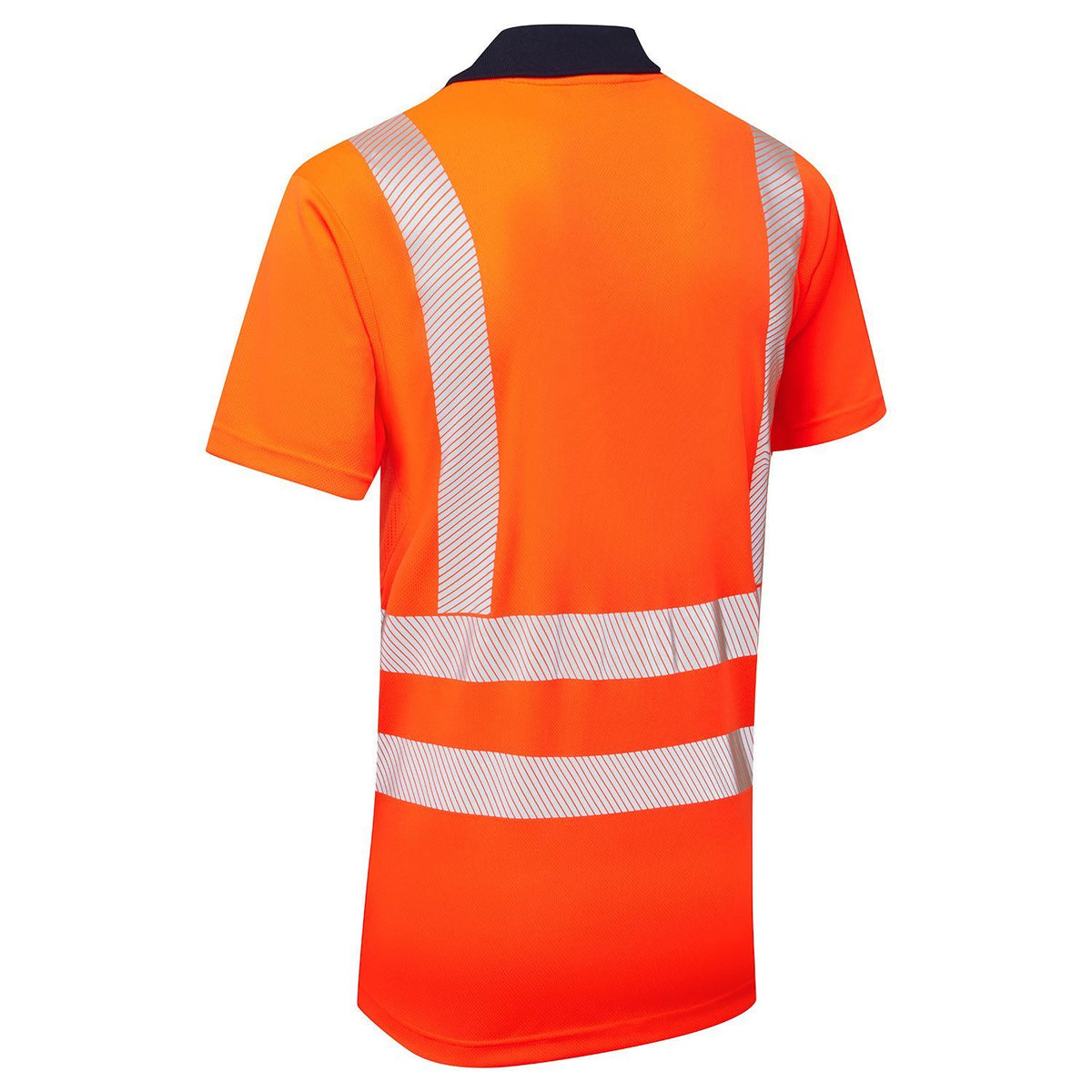 Supertouch Blue Sphere - Essentials Hi-Vis Eco CoolMax Orange Polo, image 2