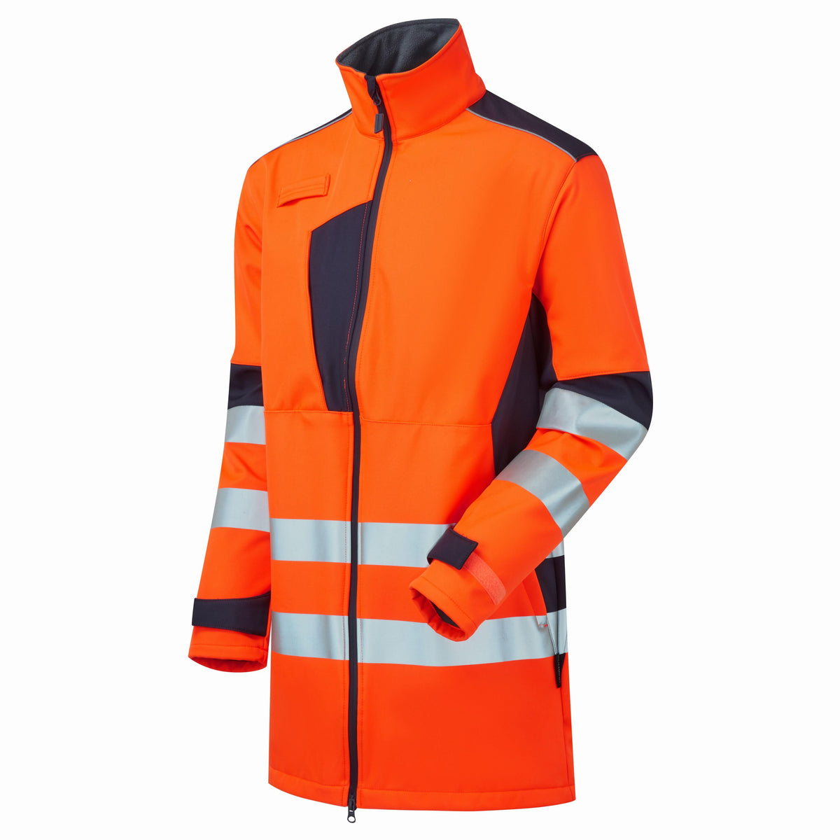 Supertouch Blue Sphere - System Hi Vis Eco 3-Layer Orange Softshell Parka, image 2