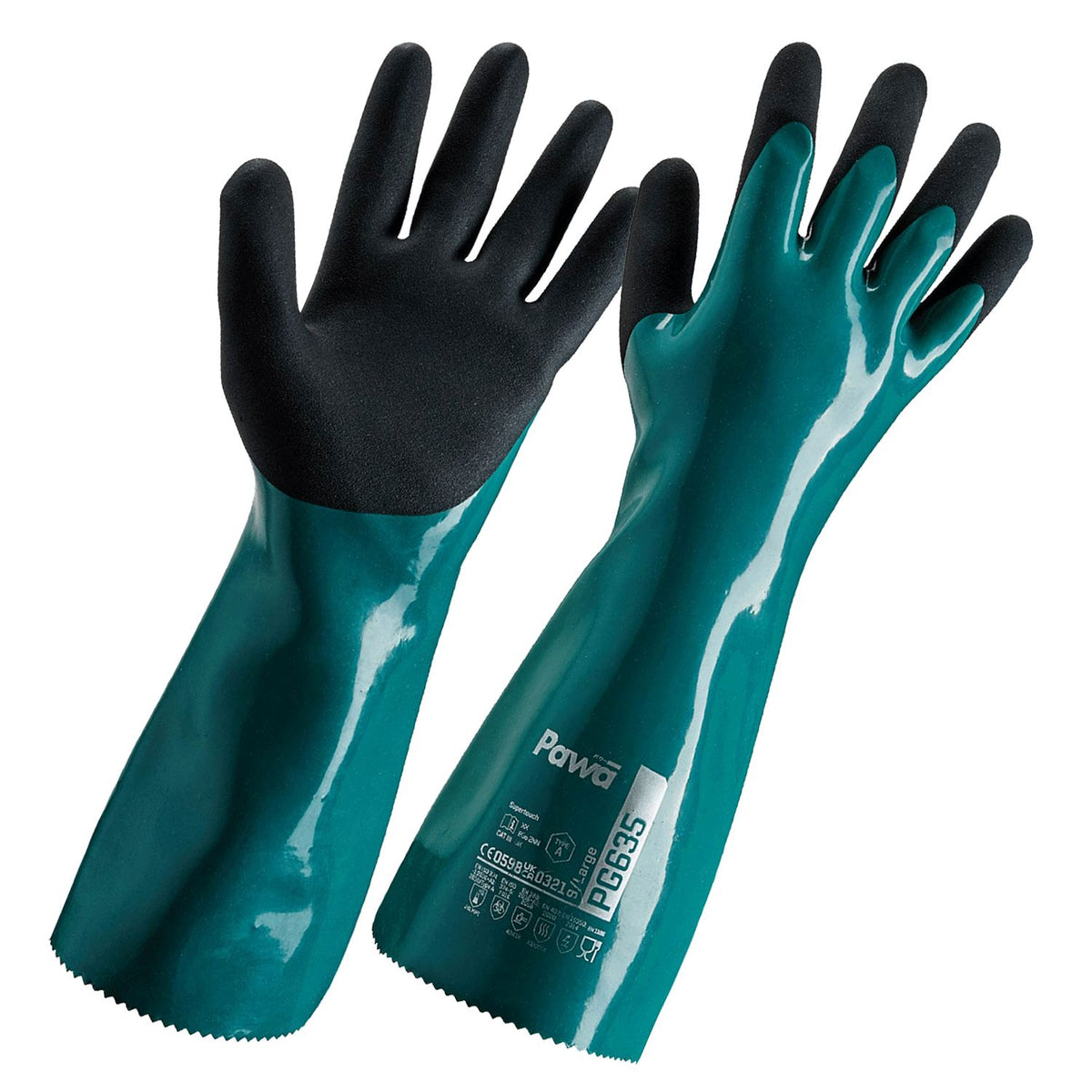 Pawa PG635 Type A Chemical Resistant Heavy-Duty Gauntlet, main product image