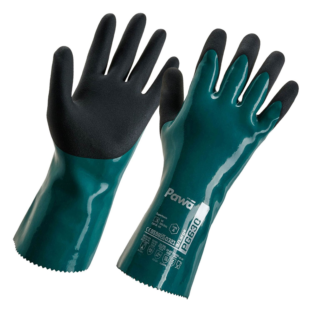 Pawa PG630 Type A Chemical Resistant Heavy-Duty Gauntlet, main product image