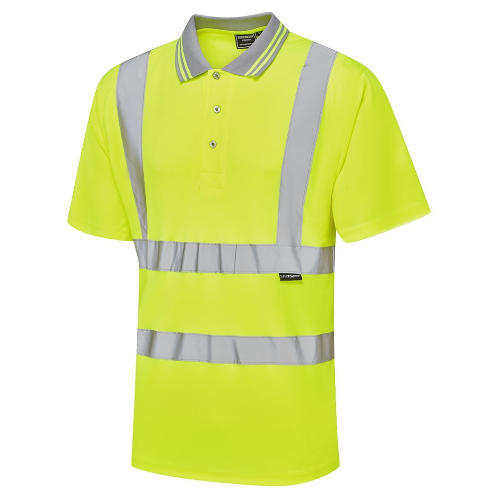 Supertouch - Hi Vis Bird Eye Polo Shirt, main product image