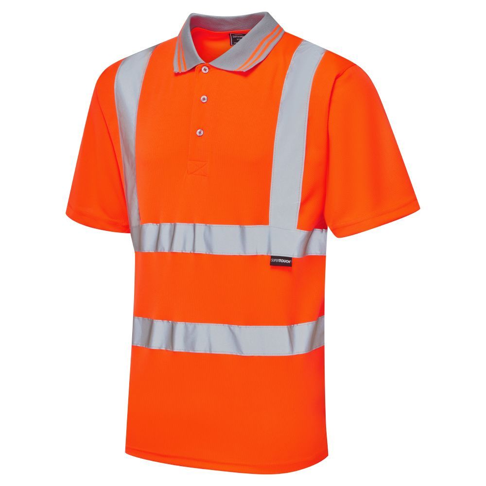 Supertouch - Hi Vis Bird Eye Polo Shirt, main product image