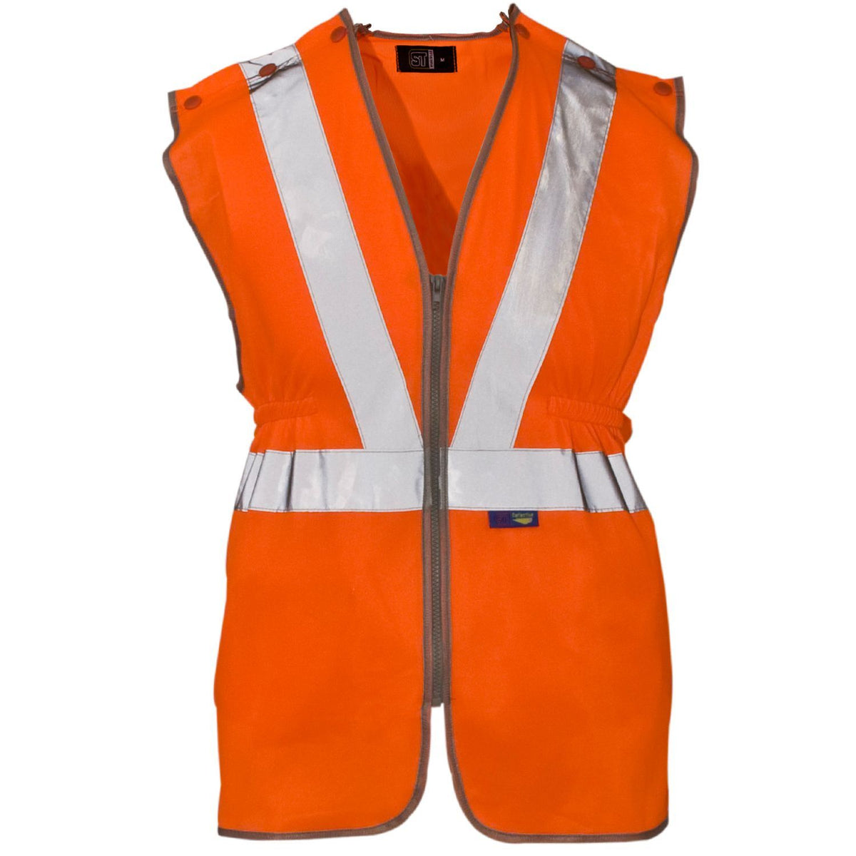 Supertouch - Hi Vis Polyester Long Tracker Vest, main product image