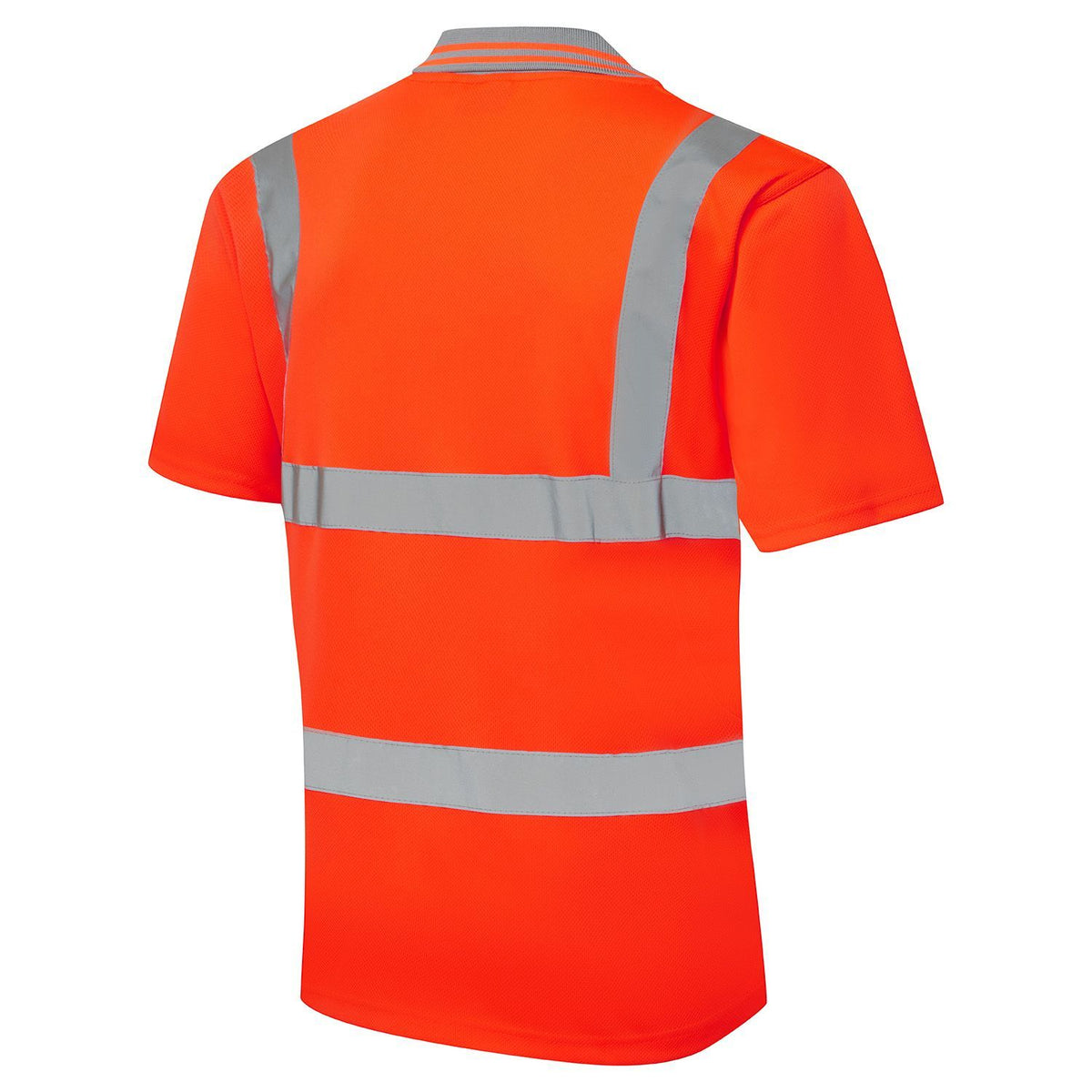Supertouch Blue Sphere - Supertouch Eco Hi Vis Orange Birdeye Polo Shirt, image 3