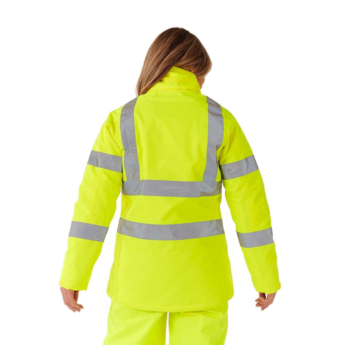 Supertouch - Ladies Hi Vis Yellow Kamela Padded Jacket, image 8