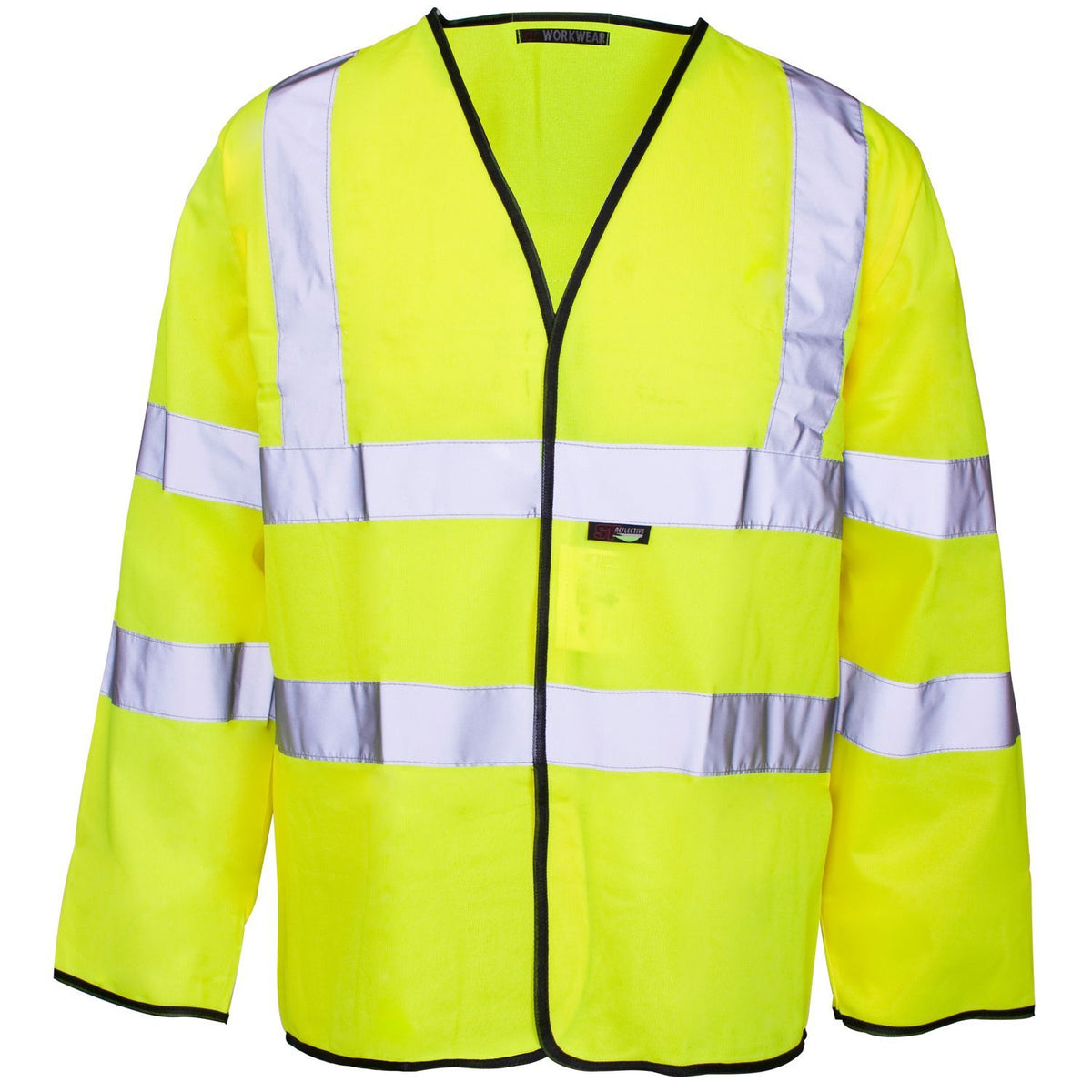 Supertouch - Hi Vis Long Sleeved Vest - Velcro, main product image