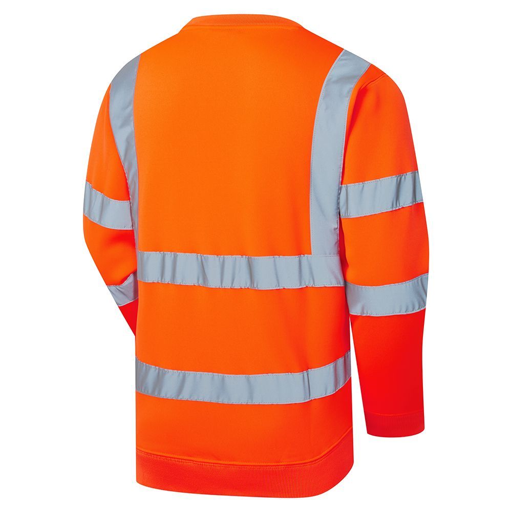 Supertouch - Hi Vis Crew Neck Sweatshirt, image 2