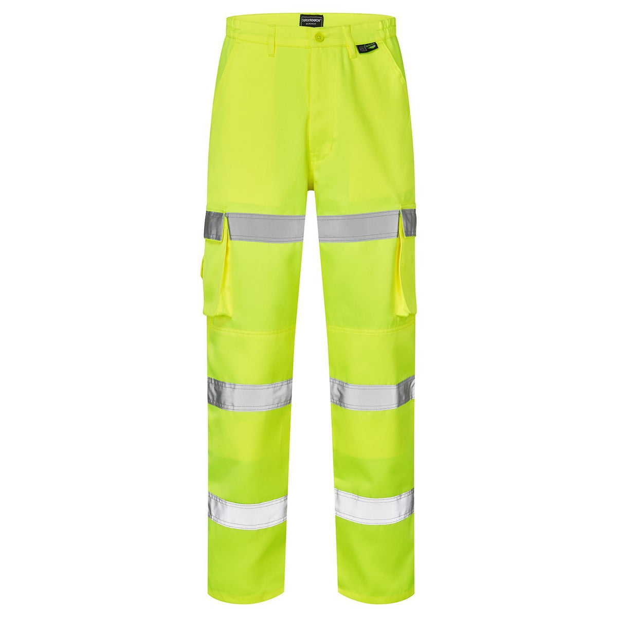 Supertouch - Hi Vis 3 Band Combat Trousers, main product image