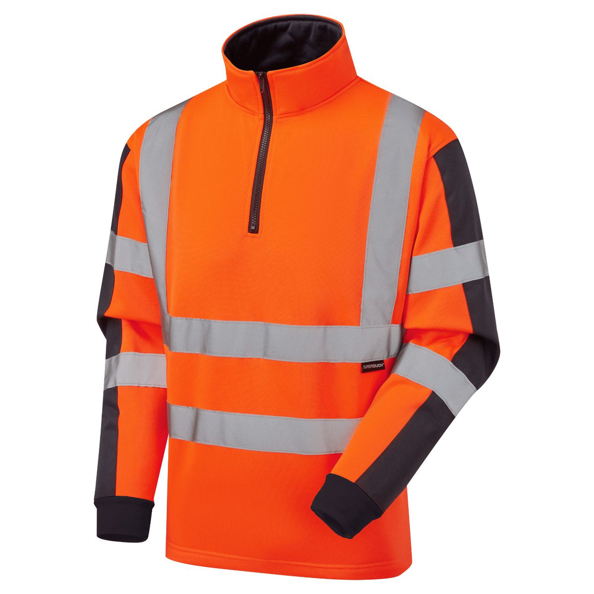 Supertouch Hi Vis 2 Tone Orange Rugby Shirt, main product image