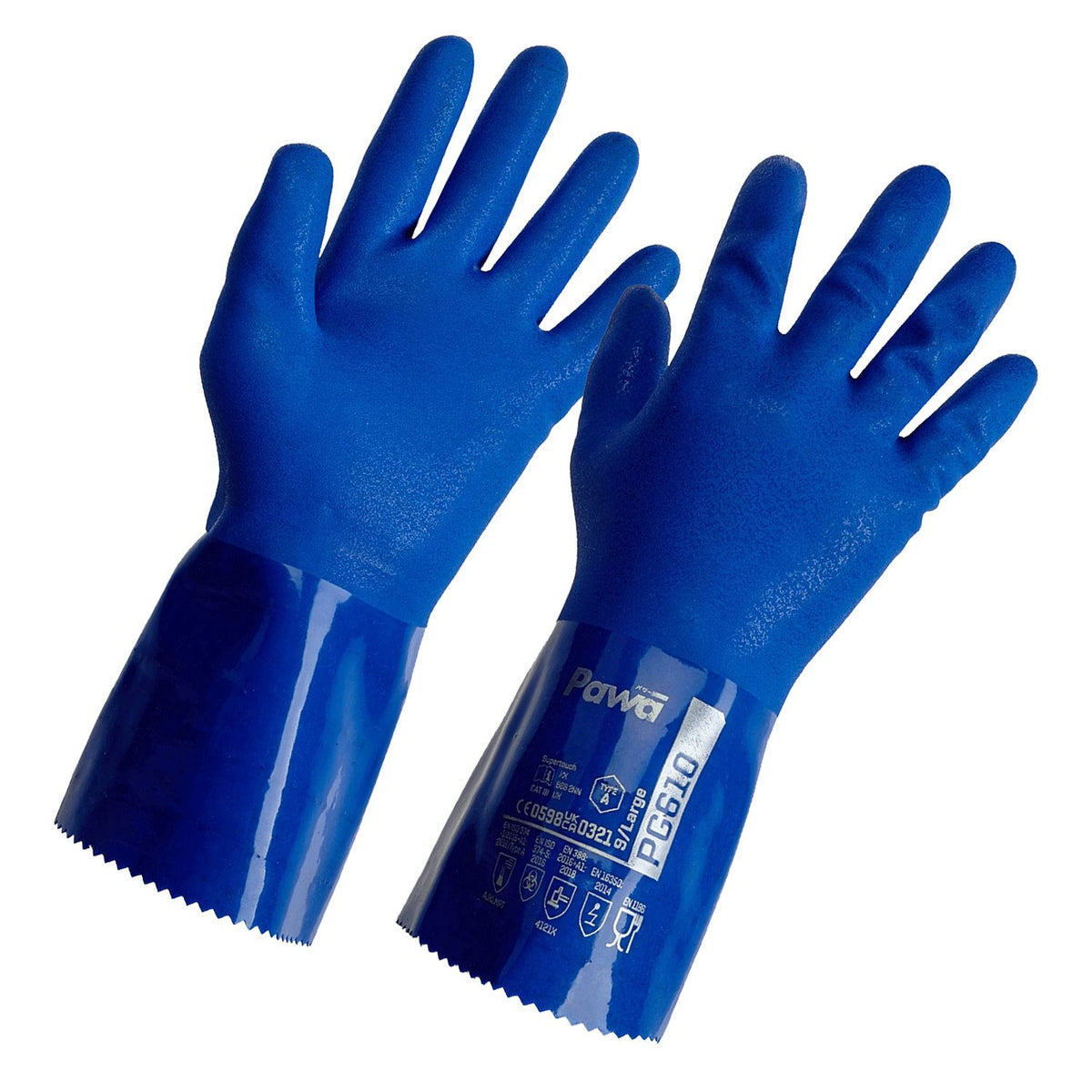 Pawa PG610 Type A Chemical Resistant Gloves, main product image