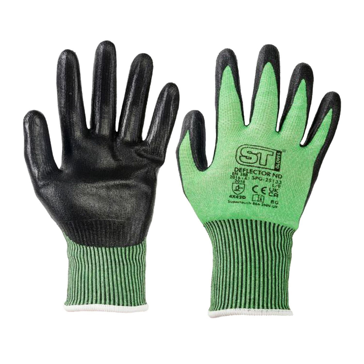 Supertouch Deflector ND Cut-Level D Nitrile Foam Gloves, image 2