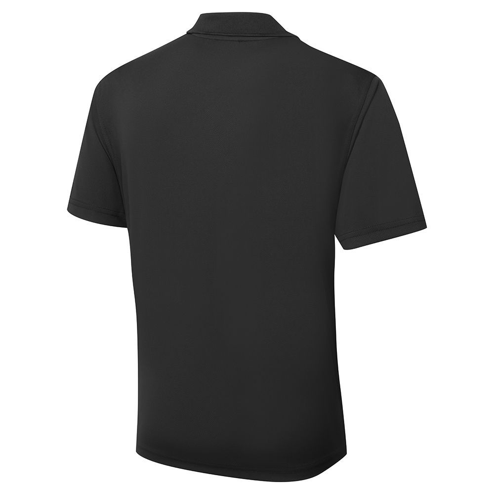 Supertouch Black Bird Eye Polo Shirt, image 2