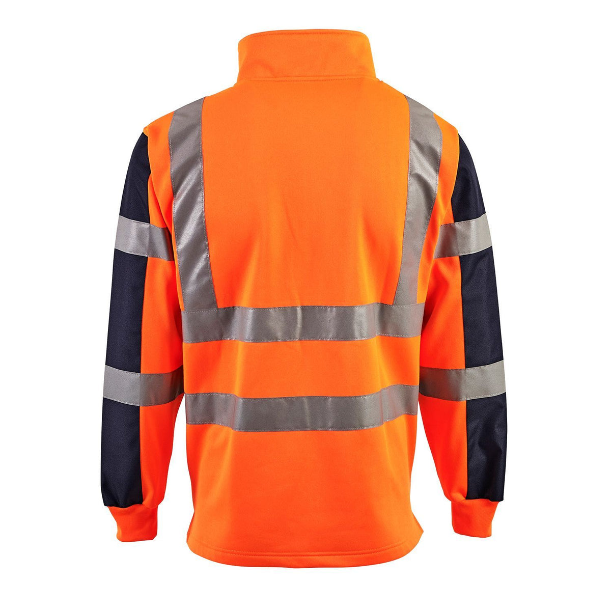 Supertouch Hi Vis 2 Tone Orange Rugby Shirt, image 3