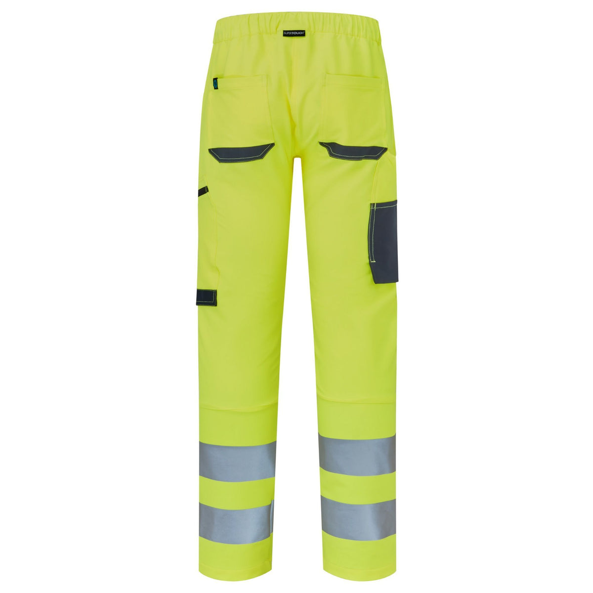 Supertouch Blue Sphere - System Hi-Vis Eco Stretch Jogger Yellow Trouser, image 2