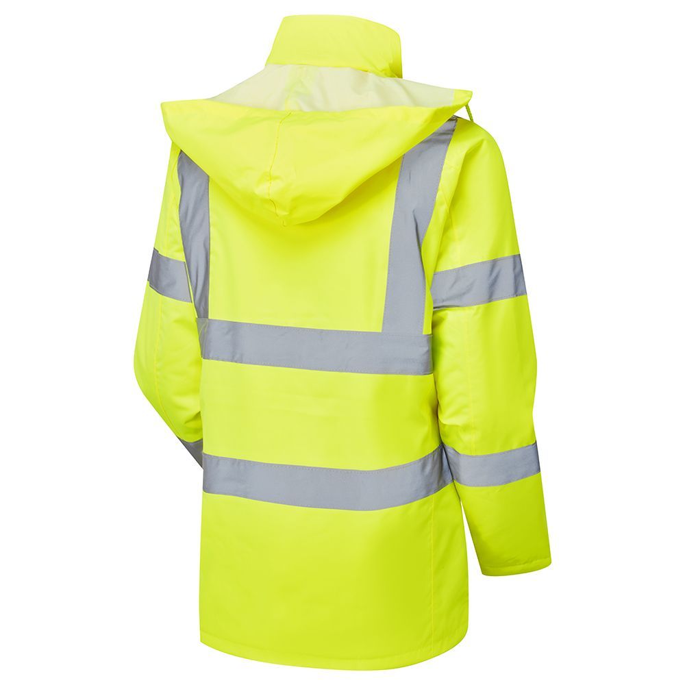 Supertouch - Ladies Hi Vis Yellow Kamela Padded Jacket, image 2