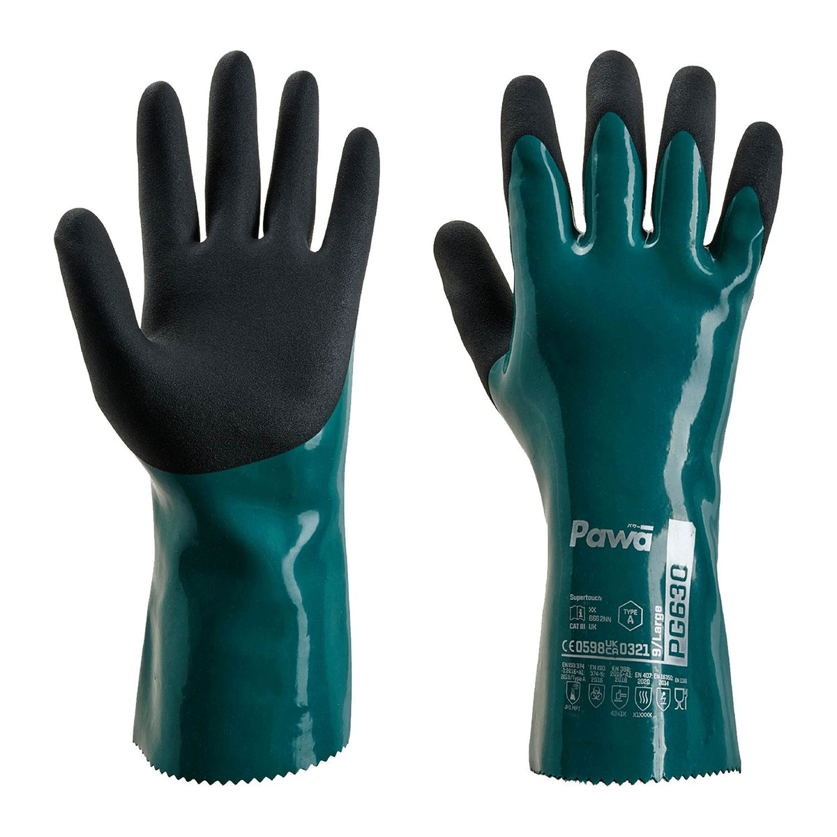 Pawa PG630 Type A Chemical Resistant Heavy-Duty Gauntlet, image 2
