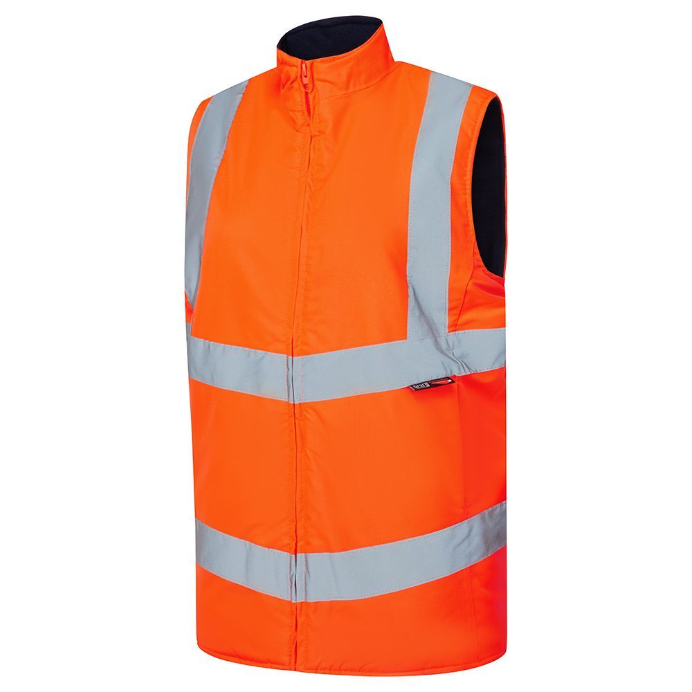 Supertouch - Ladies Hi Vis Orange Anjali Body Warmer, main product image