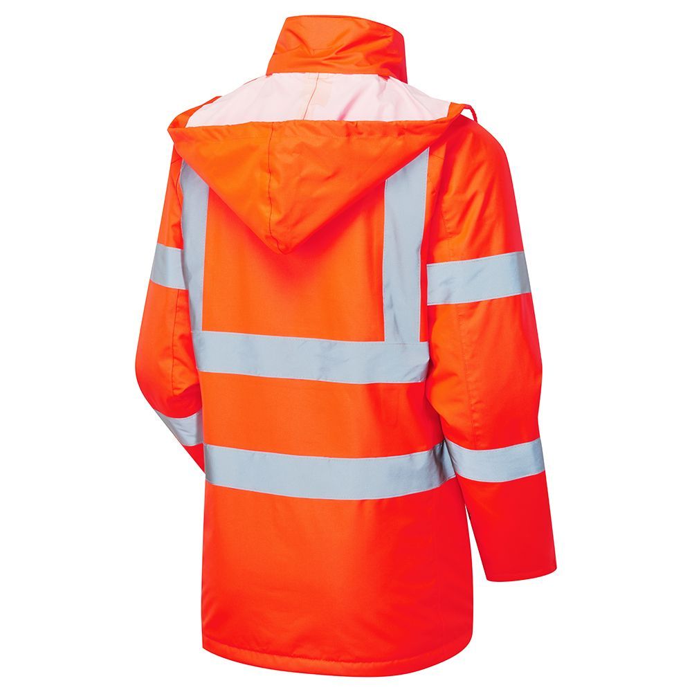 Supertouch - Ladies Hi Vis Orange Kamela Padded Jacket, image 2