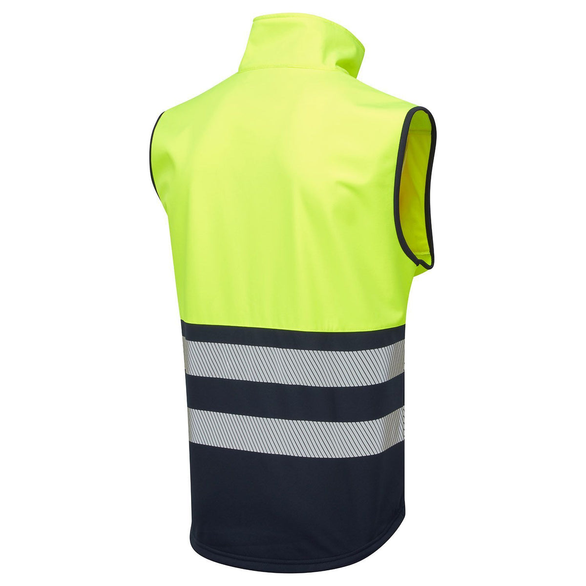 Supertouch Blue Sphere - Essentials Hi Vis Eco Coolair Yellow Softshell Gilet, image 5