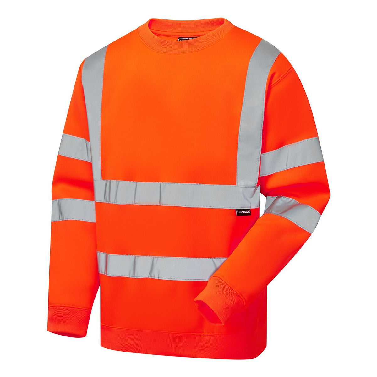 Supertouch Blue Sphere - Supertouch Eco Hi Vis Orange Sweatshirt, main product image
