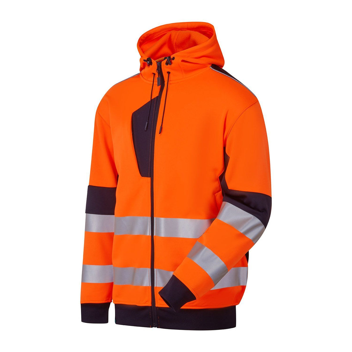 Supertouch Blue Sphere - System Hi-Vis Eco Zip Thru Orange Hoodie, image 2