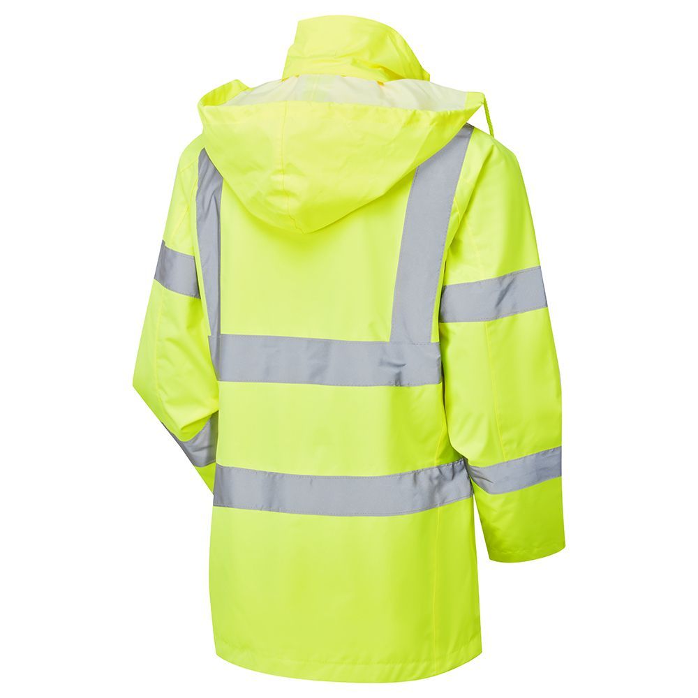 Supertouch - Ladies Hi Vis Yellow Sophia Lightweight Jacket, image 2