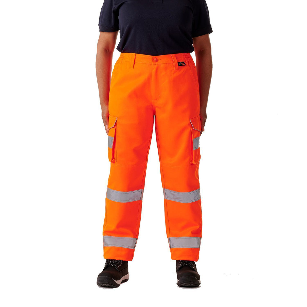 Supertouch - Ladies Hi Vis Orange Hana Combat Trouser, image 3