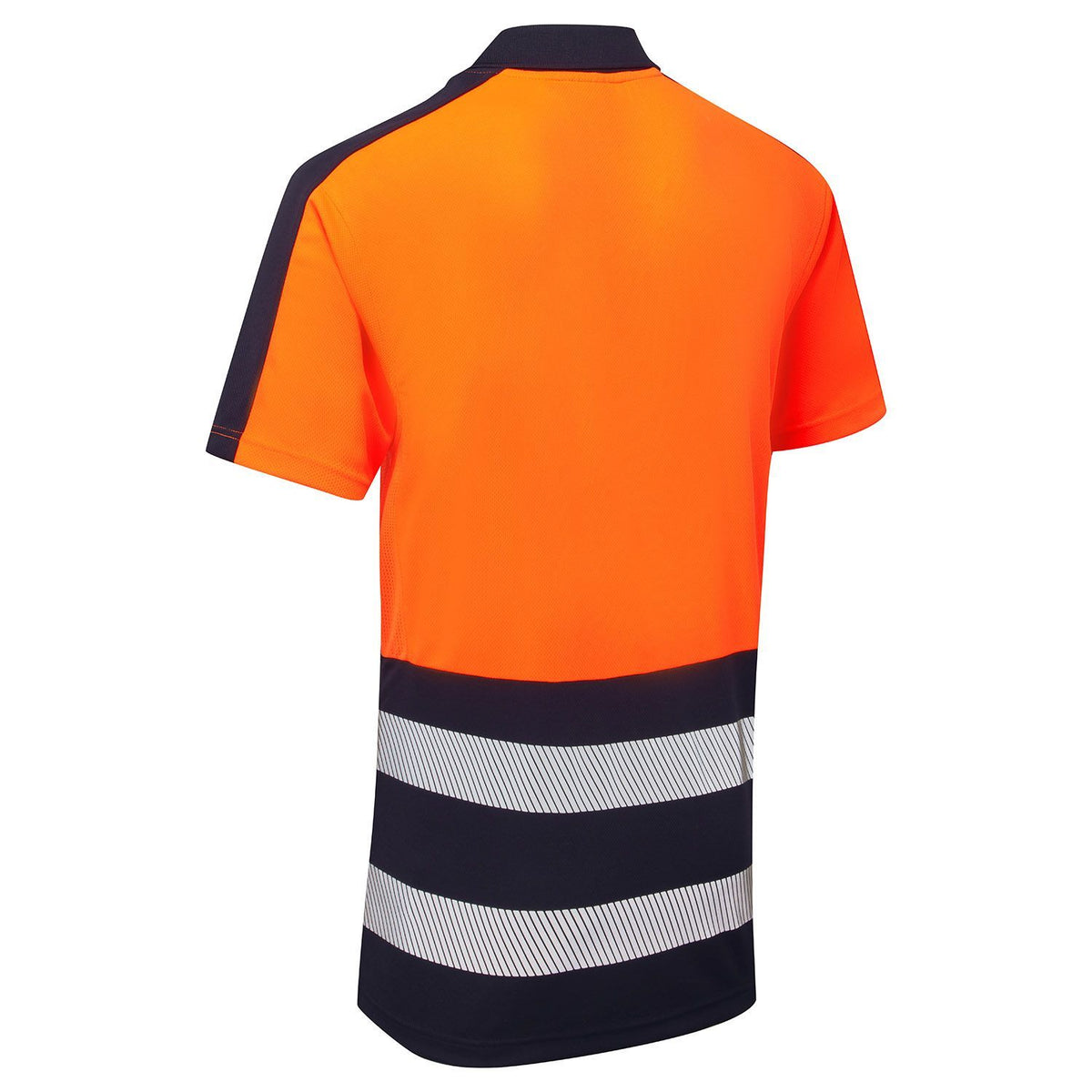 Supertouch Blue Sphere - Essentials Hi-Vis Eco Coolair Orange Polo Shirt, image 2
