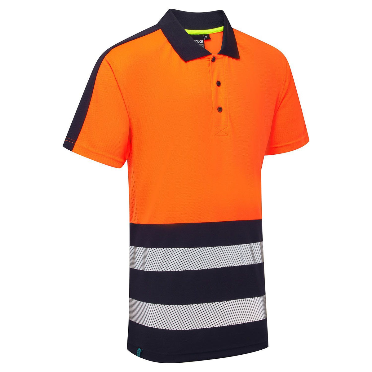 Supertouch Blue Sphere - Essentials Hi-Vis Eco Coolair Orange Polo Shirt, image 6
