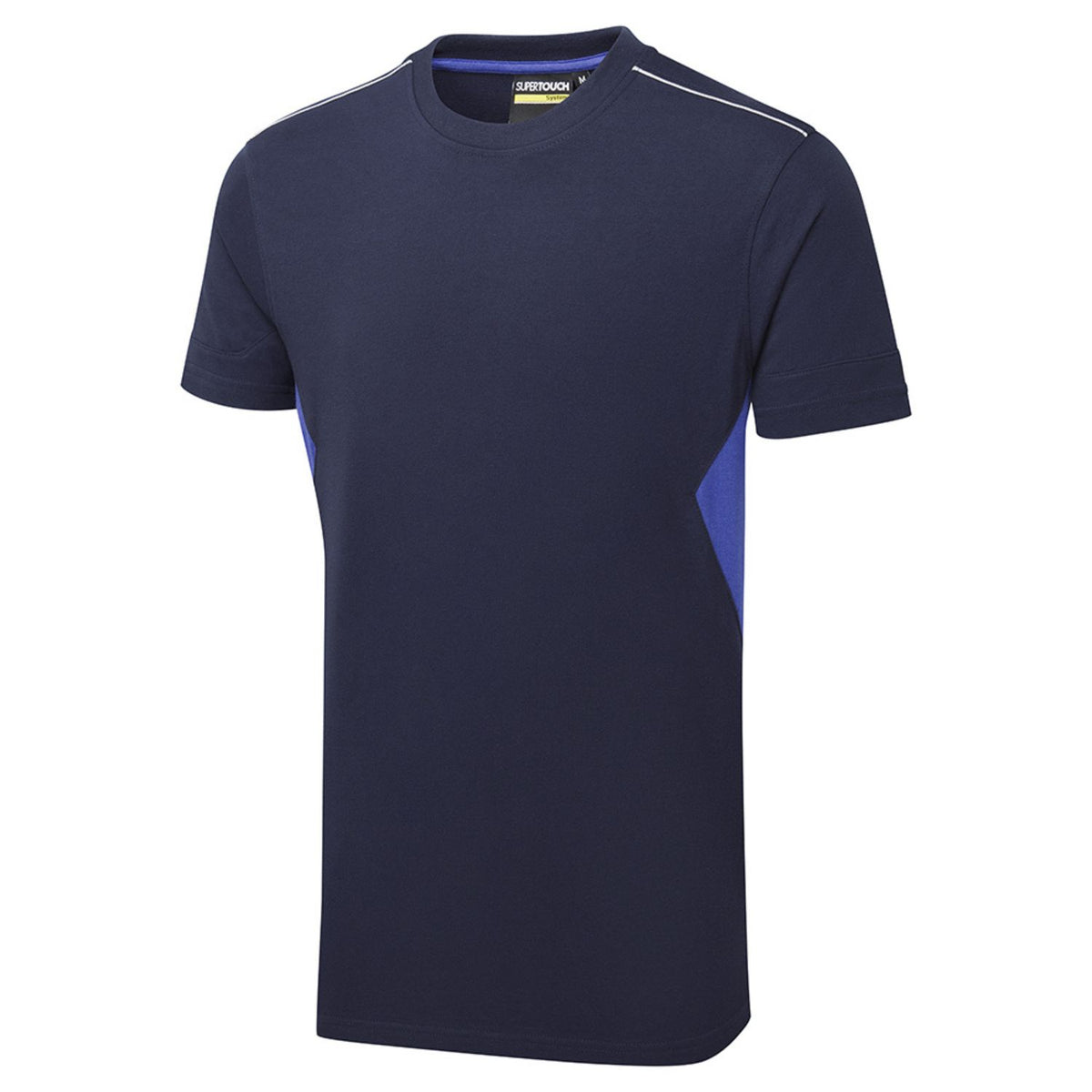Supertouch Blue Sphere - System Eco Women's Navy/Royal Blue Quarter Zip Sweatshirt, main product image