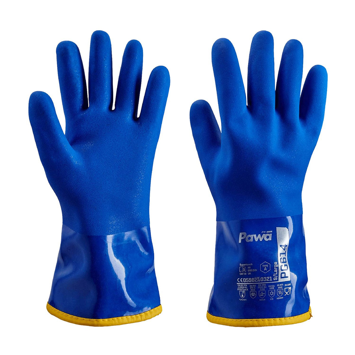 Pawa PG614 Type A Chemical-Resistant Thermal Gloves, image 2