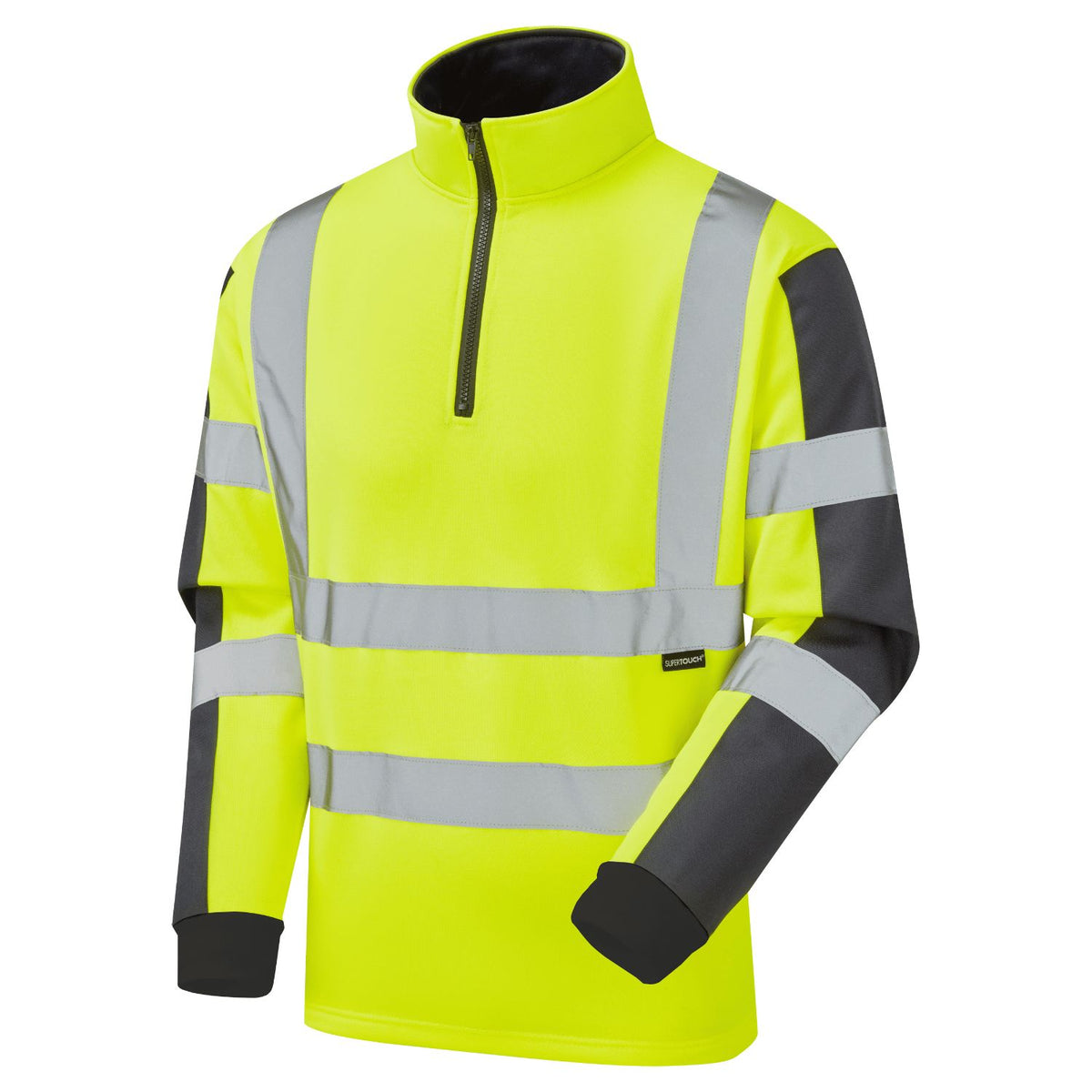 Supertouch - Hi Vis 2 Tone Orange Rugby Shirt, main product image
