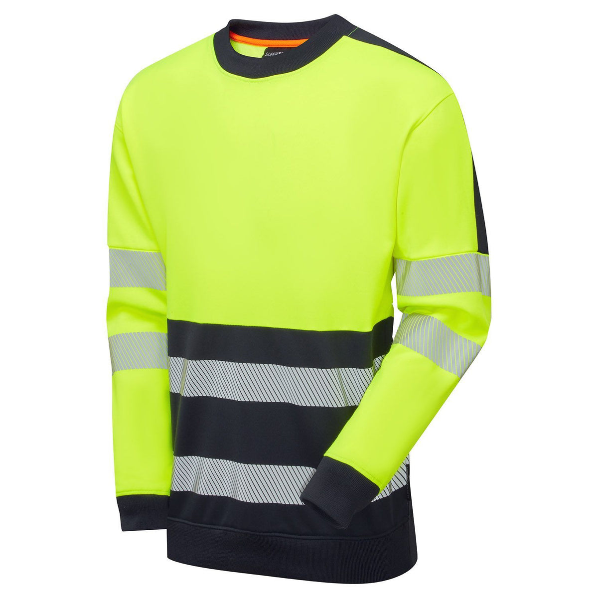 Supertouch Blue Sphere - Essentials Hi-Vis Eco CottonCool Yellow Sweatshirt, image 2