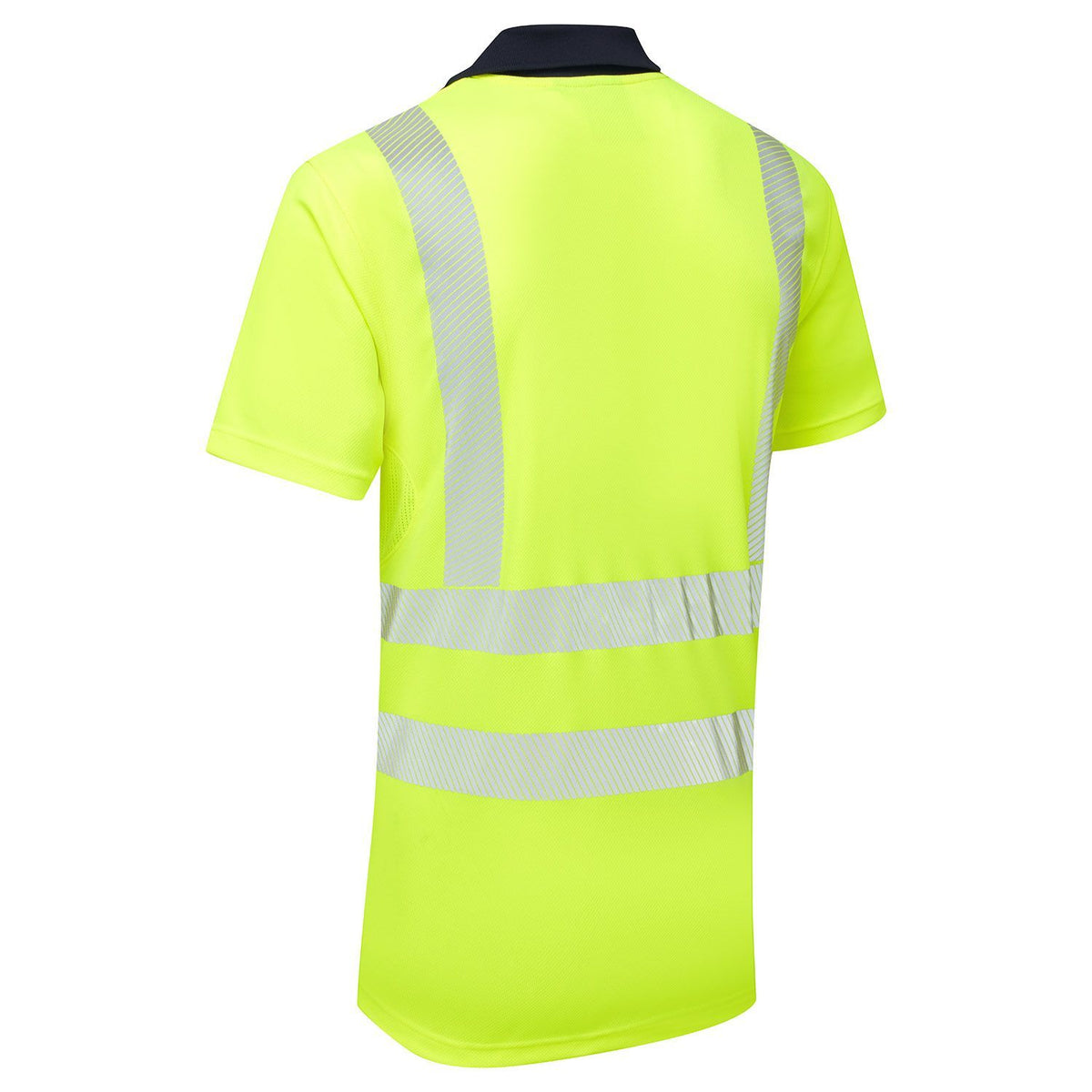 Supertouch Blue Sphere - Essentials Hi-Vis Eco CoolMax Yellow Polo, image 2