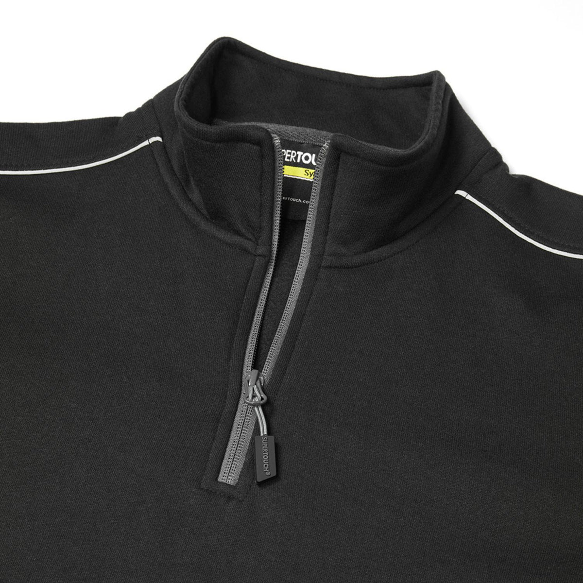 Supertouch Blue Sphere - System Eco Women's Navy/Royal Blue Quarter Zip Sweatshirt, image 3