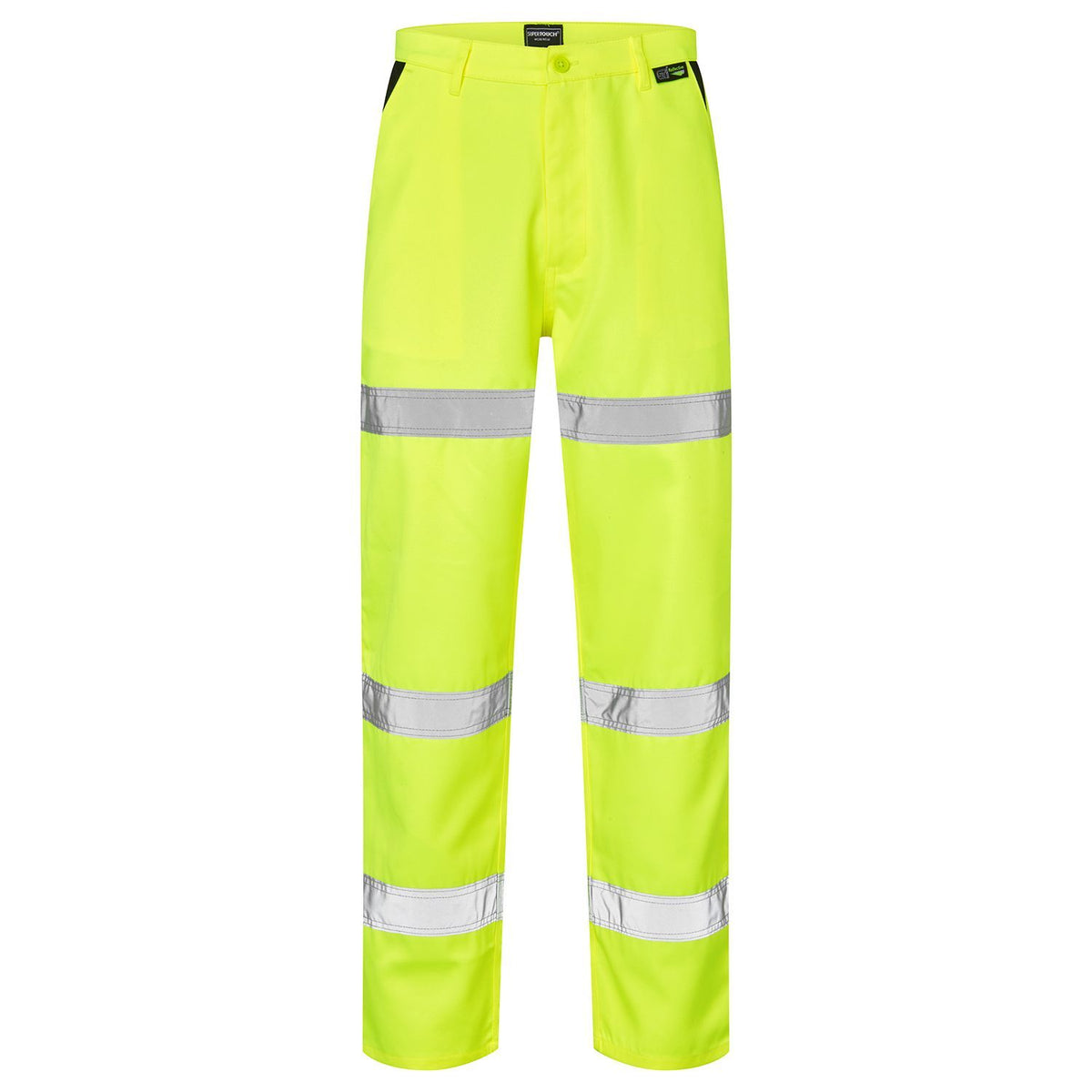 Supertouch - Hi Vis 3 Band Polycotton Trousers, image 2