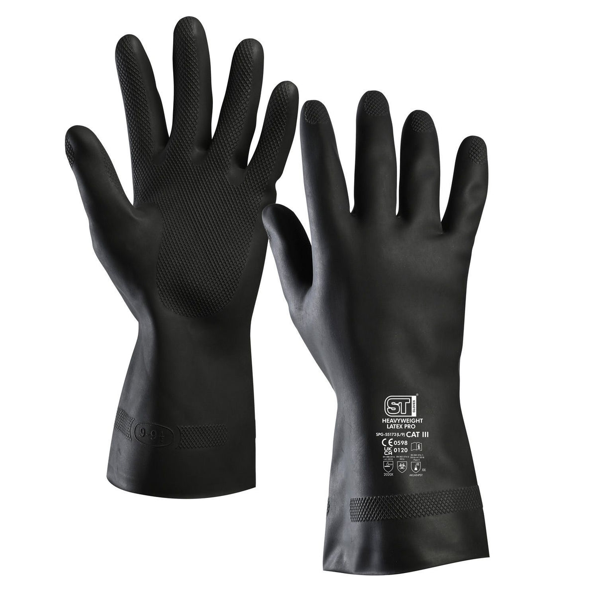 Supertouch Heavyweight Latex Pro Chemical Gloves, image 2