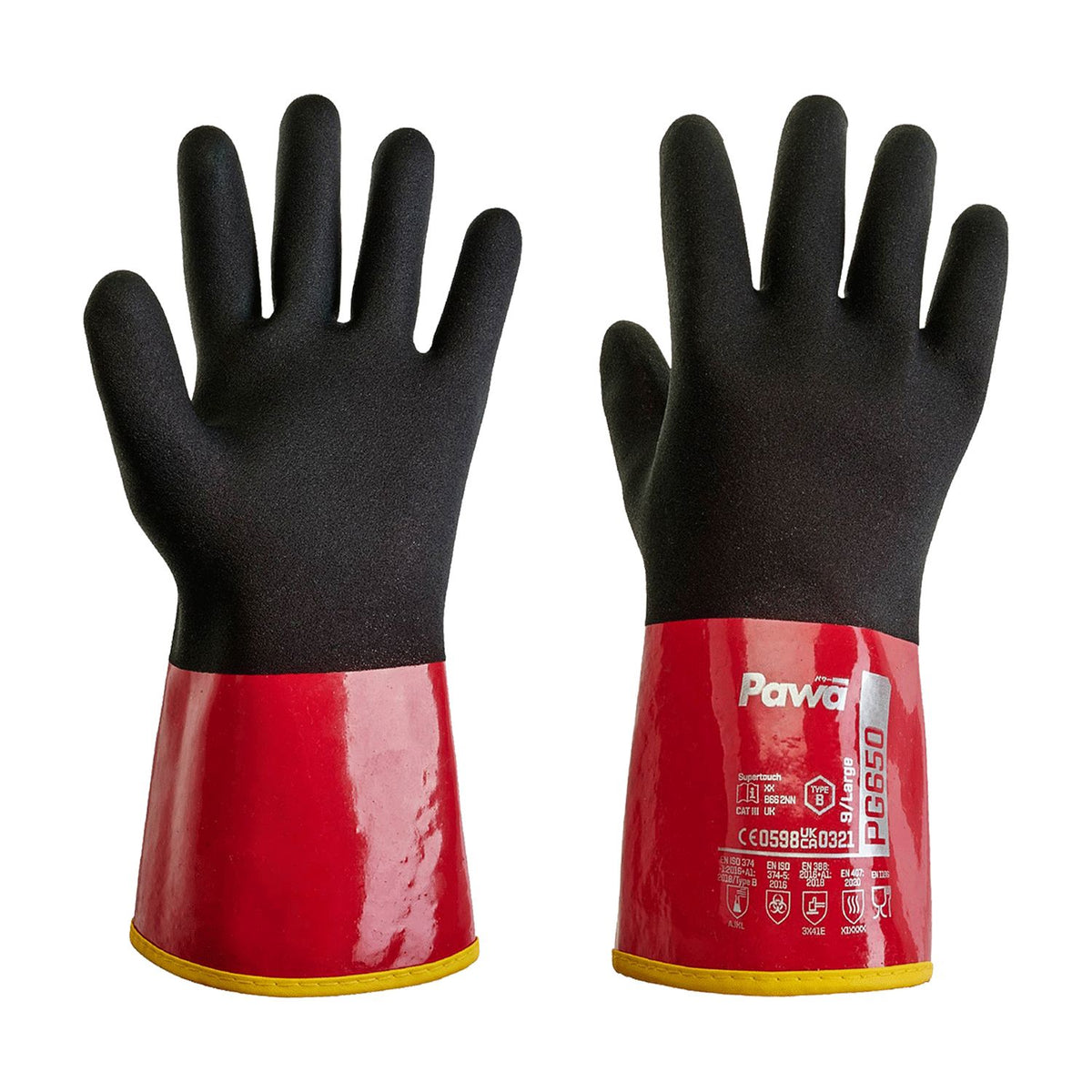 Pawa PG650 Type B Chemical and Cut Resistant Gauntlet, image 2
